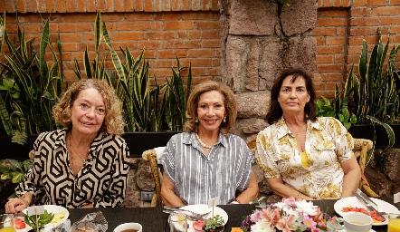  Patsy Harris, Lula Díaz Infante y Teresa del Pozo.