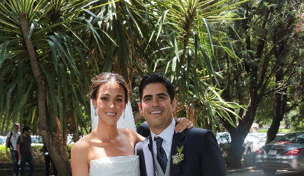  Carmen Del Valle y Mauricio Motilla en su boda.