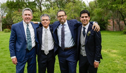  Jorge Jacobo, Luis Motilla, Francisco González y Mauricio Motilla.