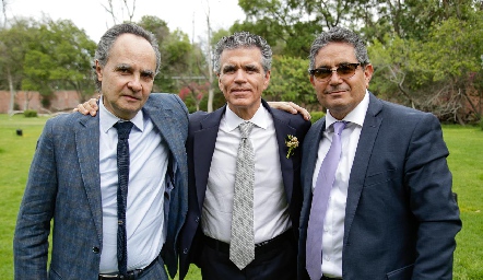  Armando Lasso de la Vega, Luis Motilla y Gerardo Rodríguez.