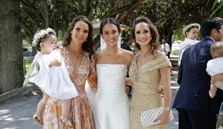  Alessa, Jessica Martín Alba, Carmelita Del Valle y Dany Mina.