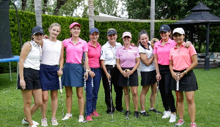  Lourdes Lafuente, Isabel Martí, Paulina Vivanco, Daniela Coulon, Ivette Coulon, Marcela Alcalde, Erika Von Der Meden, Mercy Lafuente y Lorena Torres.