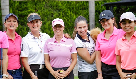  Daniela Coulon, Ivette Coulon, Marcela Alcalde, Erika Von Der Meden, Mercy Lafuente y Lorena Torres.