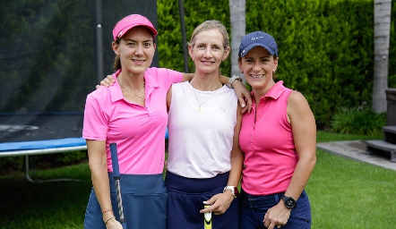 Paulina Vivanco, Isabel Martí y Daniela Coulon.