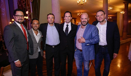  Juan Manuel Díaz de León, Carlos Labastida, Paco del Camino, Edgardo Martínez, Armando Villaseñor y Saúl Velasco.