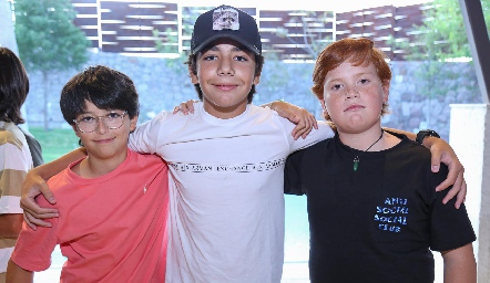  Marcelo Galán, Miguel Gutiérrez y Francisco Torres .