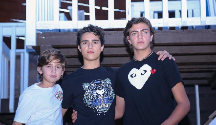  Diego Torres, Juan José Leos y Omar Feres.