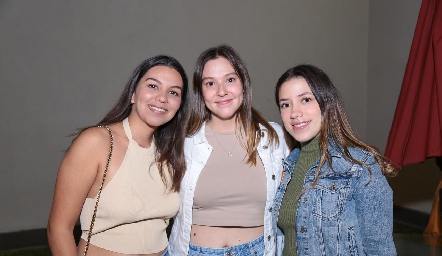  Ana Pau García, Ale Morales y Ana Gaby Alba.
