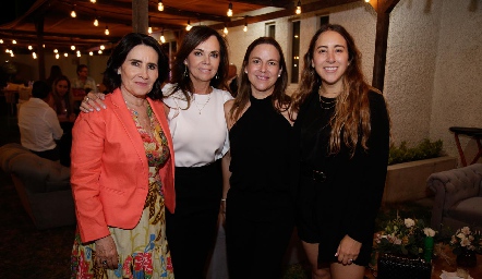  Lula López, Elsa Tamez, Diana Guel y Diana Olvera.
