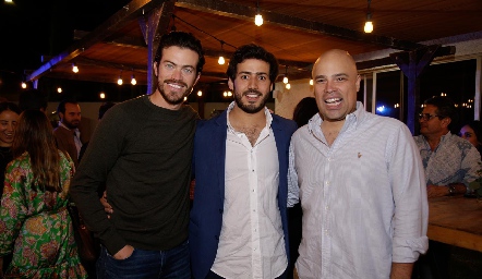  Roberto Lozano, Gabriel Torres y Germán Sotomayor.