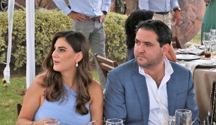  Lu Castelo y Diego Valdés, papas de Diego.