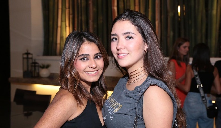  Gaby Fonseca e Inés Díaz.