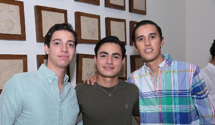  Juan Pablo, Patricio y Marcelo.