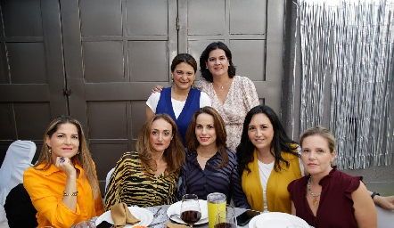  Chelito Padrón, Cynthia Sánchez, Victoria Canseco, Adriana Ocaña, Ana Hernández, Laura Galarza y Eva Anaya.