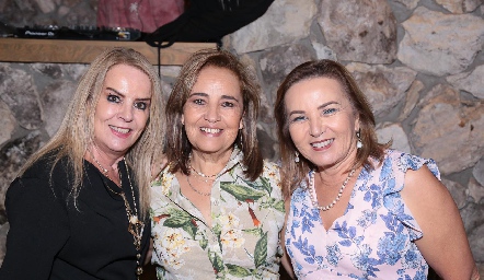  Eugenia Zapata, Gelus de Aranda y Teté Castro.