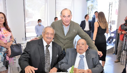  Enrique Galindo, Eduardo Izar y Jacobo Payán.