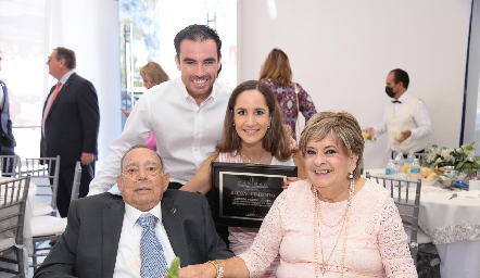  Jacobo Payán, Alejandro Mancilla, Daniela Mina y Yolanda Espinosa.