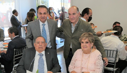  Eduardo Kasis, Enrique Galindo, Jacobo Payán y Yolanda Espinosa.