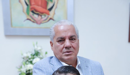  Jorge Torres Corzo con su nieto Jorge Torres de la Fuente.
