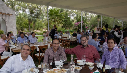  Arturo Valadés, Sergio Medellín, Javier Aldana y Enrique Alfaro.