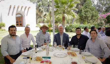  Gerardo Jiménez, José Luis Villalón, Gonzalo Dávila, Antonio Riojas, Antonio Riojas y Juan Carlos Castillo.