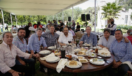  Gustavo Puente, Alejandro Pérez, Juan Carlos Valladares, José Luis Hernández, Teófilo Torres Corzo, Miguel Valladares, Francisco Leos.