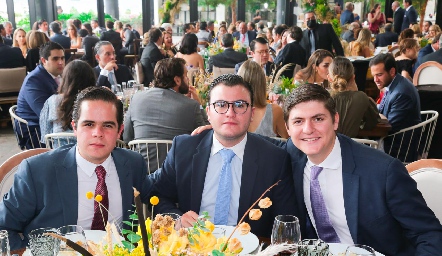  Pato Aranda, Emiliano Portillo y Diego Bárcena.