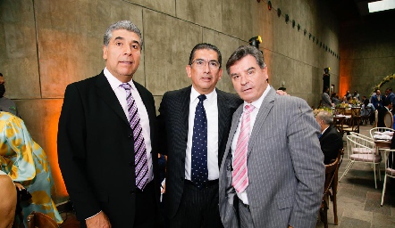  Rafael Tobías, Gerardo Bocard y Luis Gerardo Ortuño.