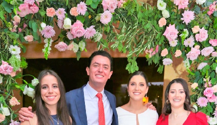  Andrea Reguine, Miriam Díaz Infante, Eduardo García y Andrea Barba.
