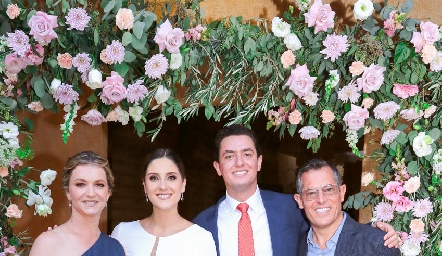  Amelia Padilla, Miriam Díaz Infante, Eduardo García y Roberto García.