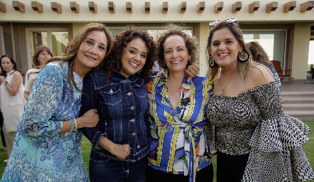  Gina García, María Aguillón, Claudia Serment y Claudia Duque.