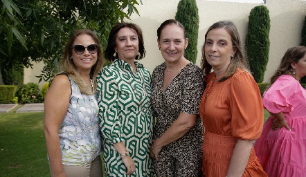 Alba Altamirano, Tere Barrera, Maribel Rico y Charo Valladares.