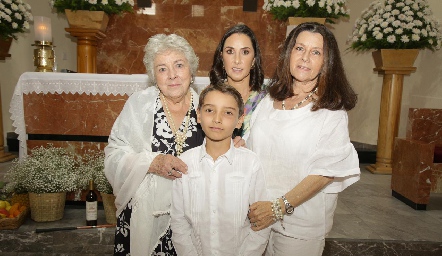  Cecilia Mendizábal, Cecilia Cuesta, Cecilia Meade y Mikel Puente.