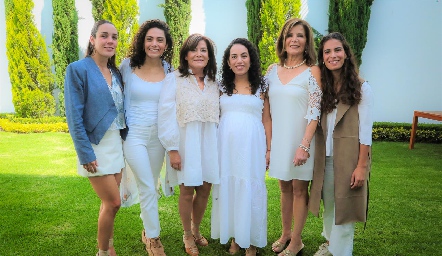 Ximena Castillo, Paola Zepeda, Beatriz Rojas, Ale Zepeda, Leticia Rojas y Marijó Rojas.