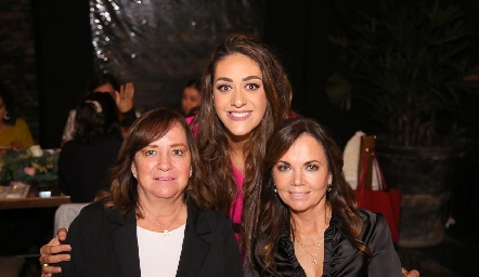  Patricia Rangel, Scarlett Garelli y Elsa Tamez.