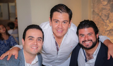 Pedro Briano, Enrique Hernández y Juan Antonio Palomo.