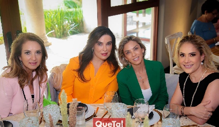  Rocío Mexicano, Bárbara Martins, Martha Pría y Marisol.