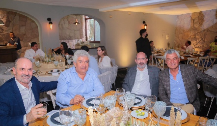 Juan Carlos Rodríguez, Francisco Ruiz, José Mario de la Garza y Gerardo Labastida.