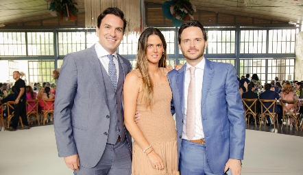  Juan Pablo Torre, Melissa Ruiz y Tito Herrera.