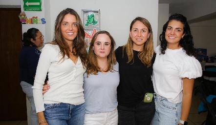  Luzde Gómez, Ana Sofía Lozano, Jozune Arzola y Ana Sofía Velázquez.