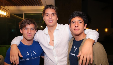 Daniel Carreras, Moy Payán y Marcelo Silva.