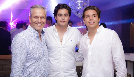  Humberto Siller, Javier Alcalde y Moy Payán.