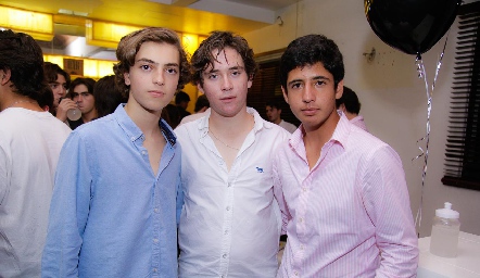  Caly Hinojosa, Jacobo Payán y Marcelo Silva.