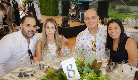  Federico Arredondo, Patricia González, Jesús Vázquez y Sofía Grijalva.