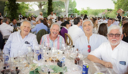  Olegario Galarza, Juan Bremer, Manuel Ibáñez y Manuel Ponce.