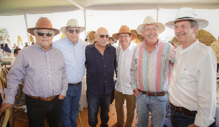  Patricio O’Farril, Fernando Iturribarria, Roberto García, Eduardo Vela, Pedro Martínez y Francisco Zurita.