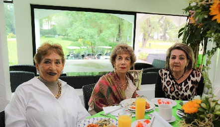  Maricarmen Morales, Lucero Rosillo y Lula Hernández.