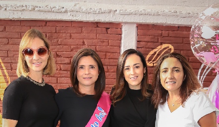  Ale López, Paola Félix, Martha Contreras y María José Abaroa.