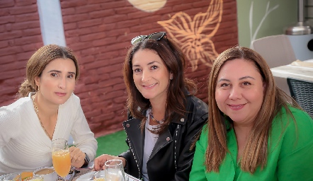  Lourdes Lafuente, Mercy Lafuente y Daniela Vidal.