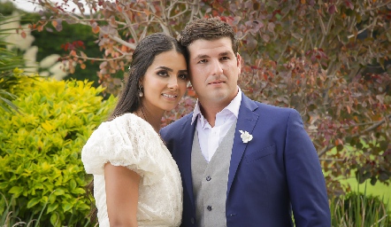  María José Leos y Alfredo Hanun, ya son esposos.